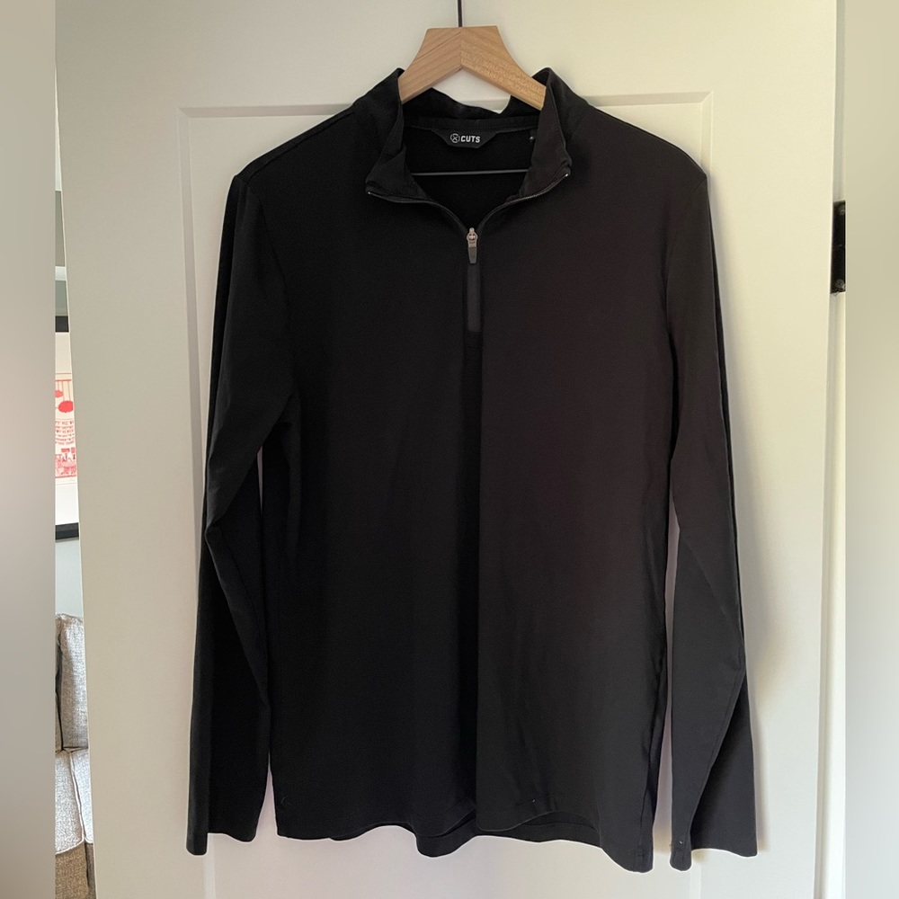 Cuts Clothing 1/4 Zip | Black | Size L
